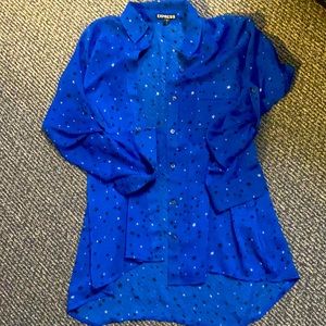 Express Blue Star Portofino Blouse